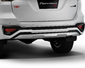 Stylish Rear Bumper Spoiler Iconic Red TRD Logo