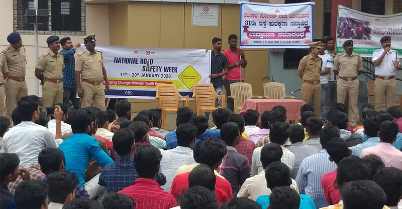 TKM conducted road safety talks as part of its nationwide program to promote road safety awareness