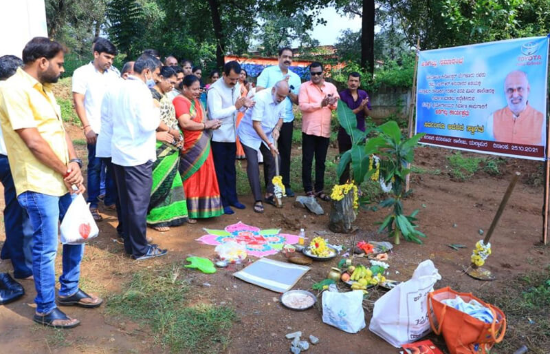 TKM Breaks Ground for Lab Construction at Government Pre-University College in Yellapura to Enable Access to Quality Education