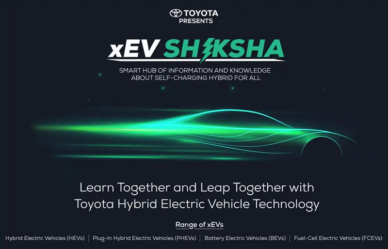TKM Launches ‘xEV SHIKSHA’ Web Application to Improve Awareness & Promote Adoption of Electrified Vehicles