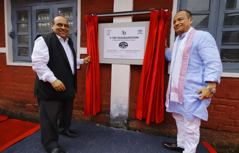 Toyota Kirloskar Motor and Government Polytechnic College, Imphal Collaborate towards Rural Skill Enhancement & Employability Through Toyota Technical Education Program [T-TEP]