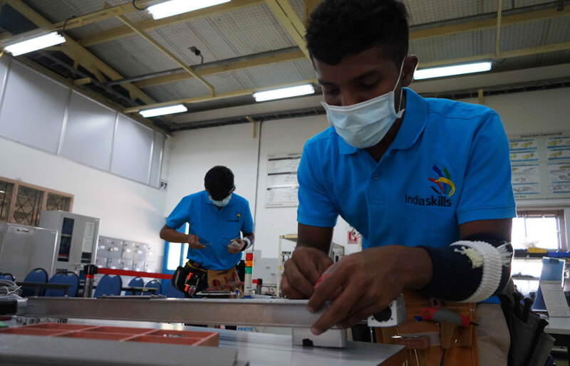 Rural Talent at Toyota Kirloskar Motor shines in India skills 2021 Competition