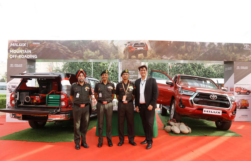 Toyota Kirloskar Motor Showcases Special-purpose Hilux at the Indo-Pacific Armies Chief's
                            Conference