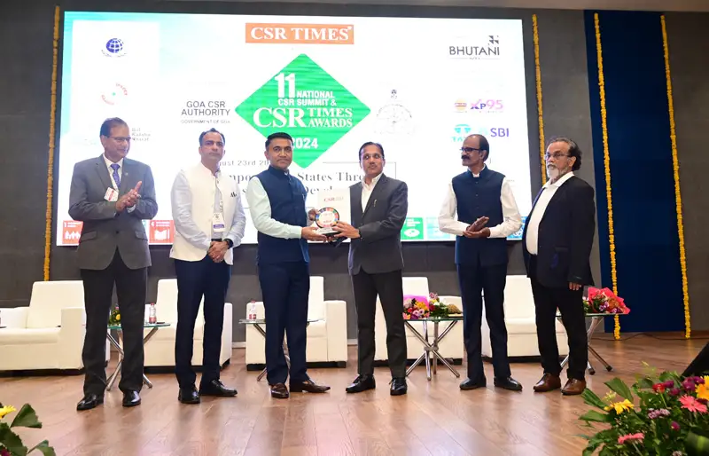 Toyota Kirloskar Motor Honoured with CSR Times Award for Swachh Bharat Initiatives in Raichur