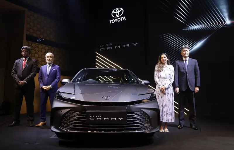 Toyota Kirloskar Motor Unveils the All-New Camry Hybrid Electric Vehicle