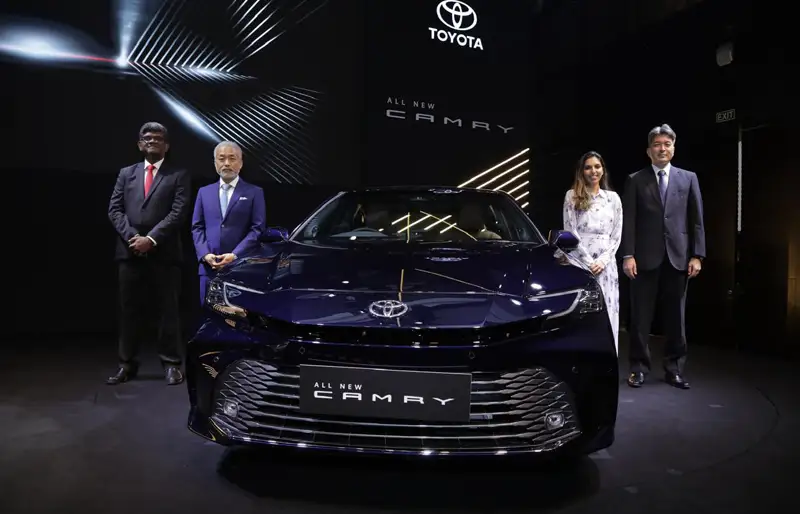 Toyota Kirloskar Motor Unveils the All-New Camry Hybrid Electric Vehicle