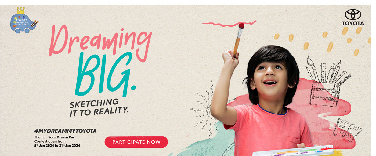 Toyota Kirloskar Motor Announces the 17th Toyota Dream Car Art Contest 2024