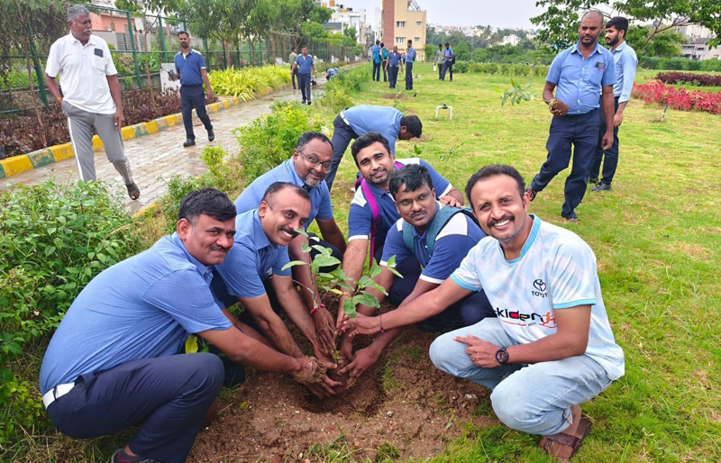 Toyota Kirloskar Motor Accelerates ‘Green Wave Initiative’ through ‘Miyawaki Concept’ driven Afforestation and Sapling Distribution, Commemorating the Environment Month