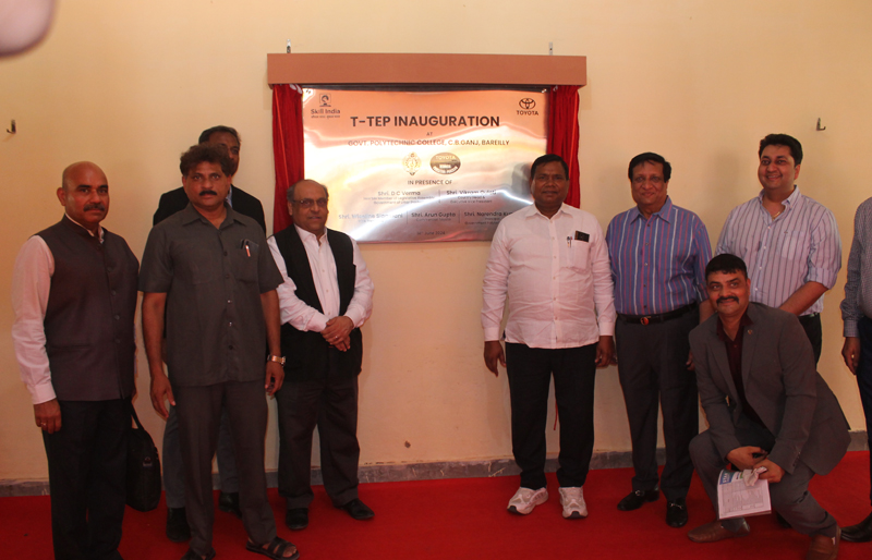 Toyota Kirloskar Motor launches Toyota Technical Education Program [T-TEP] Facility and STAR Scholarship Program at The Government Polytechnic, Bareilly