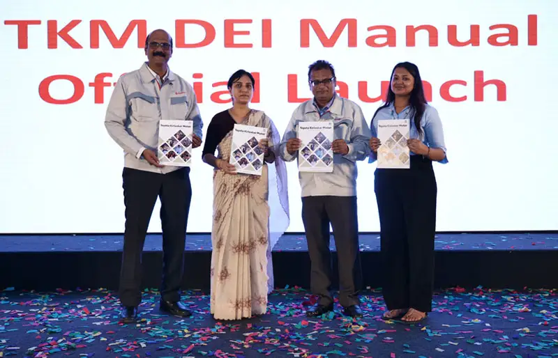  Toyota Kirloskar Motor Commits to Significant Increase in Women Workforce; Fostering Culture of Diversity and Inclusion