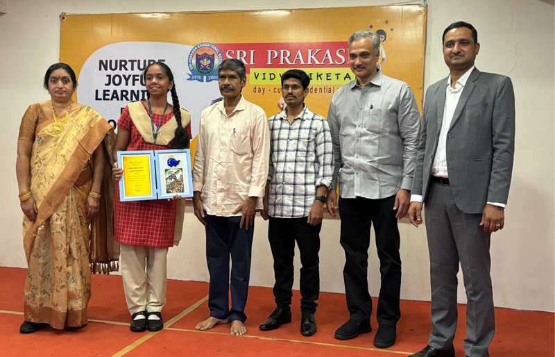 Ms. Peruri Lakshmi Sahasra Young Artist from India Recognized as one of the Winners at 17th Global Toyota Dream Car Art Contest