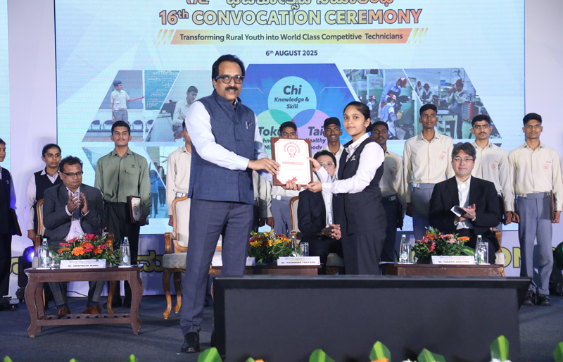 Toyota Technical Training Institute Marks the Convocation for its 16th Batch of Students