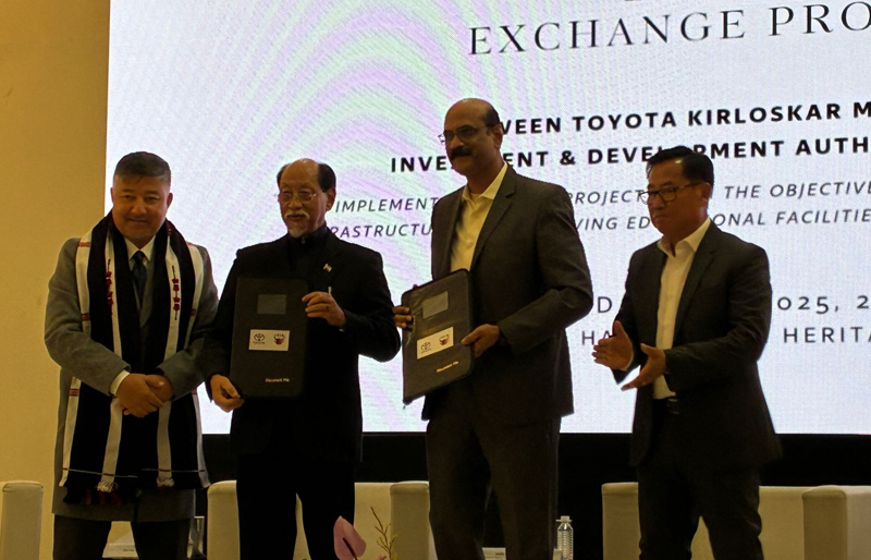 Toyota Kirloskar Motor Signs MoU with Government of Nagaland to Implement Strategic CSR Initiatives 