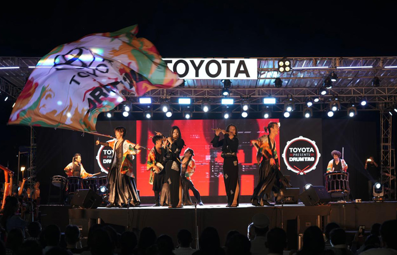 Toyota India’s Brand Ambassador DRUM TAO Strikes a Powerful Chord: Successfully Concludes its Tour in India