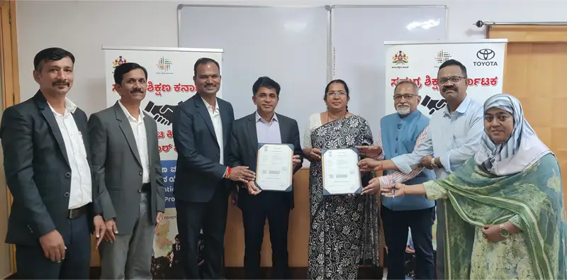 Toyota Kirloskar Motor Partners with Government of Karnataka to Strengthen Vocational Education in Automobile Sector