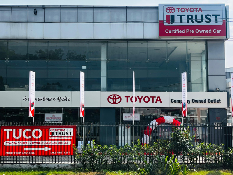 Toyota Kirloskar Motor Expands Pre-Owned Car Network with New Toyota Mobility Solutions Outlet in Chandigarh
