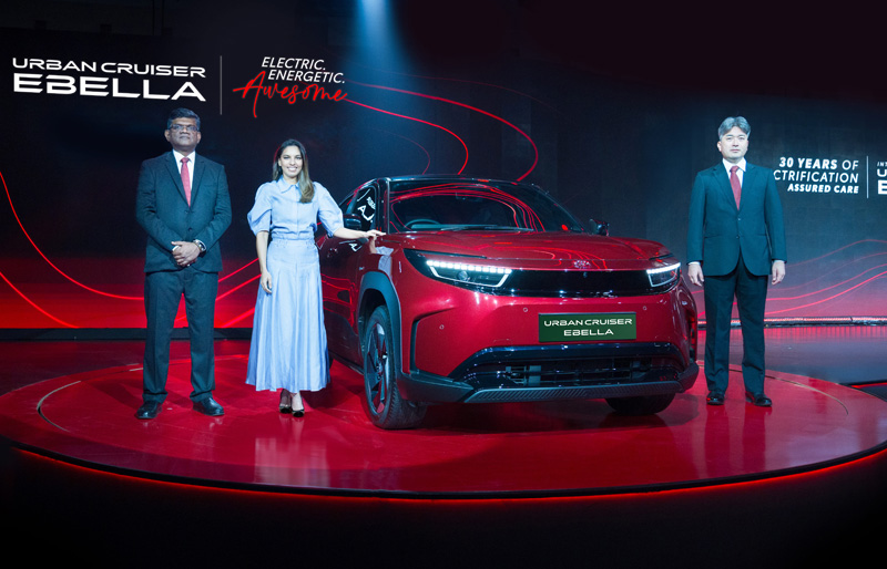Toyota Kirloskar Motor Launches the All-Electric URBAN CRUISER EBELLA