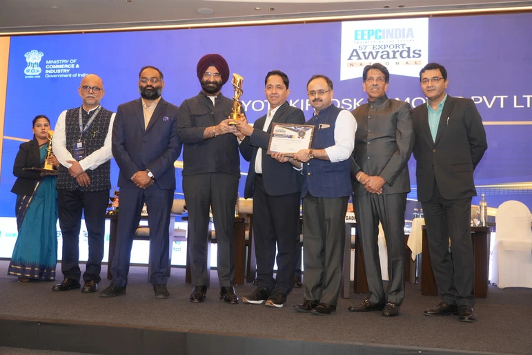 Toyota Kirloskar Motor Conferred with EEPC India National Award for Excellence in Engineering Exports